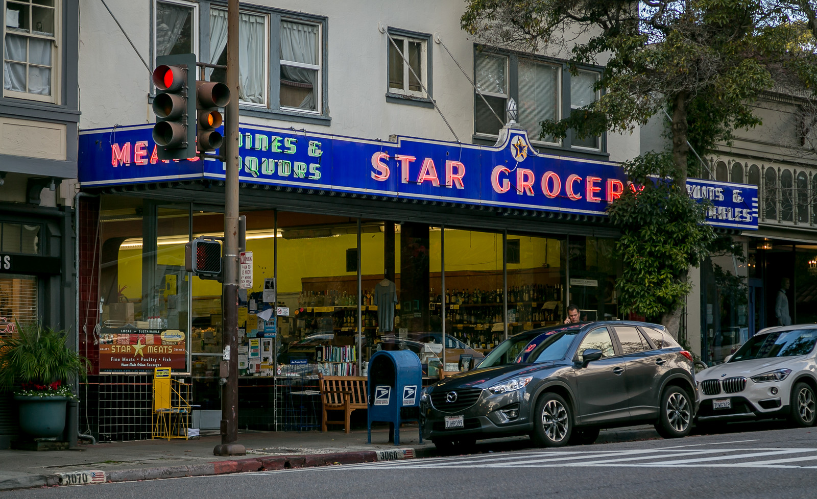 How Quirky is Berkeley? The Star Grocery block on Claremont Avenue(00)