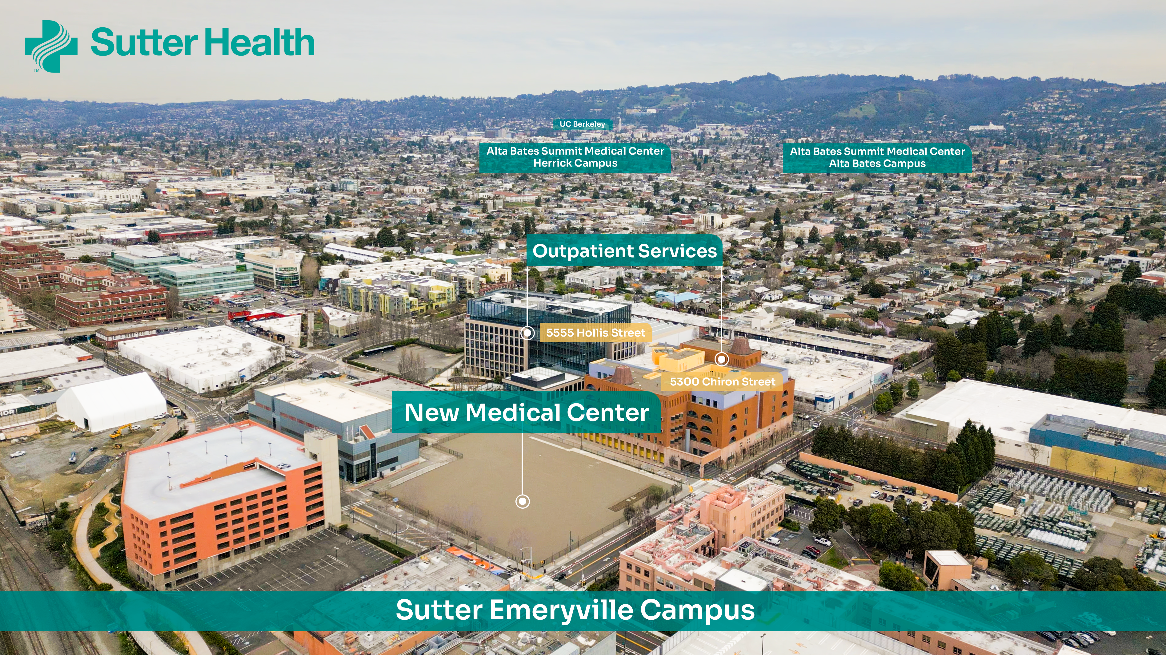 Berkeley’s Alta Bates hospital will be replaced by new Sutter medical campus in Emeryville