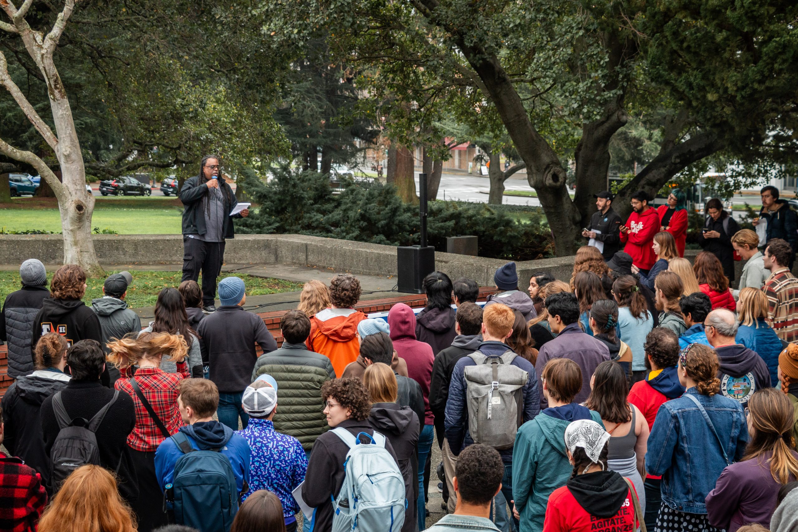 UC Berkeley workers protest Trump administration’s bid to cut federal research funds