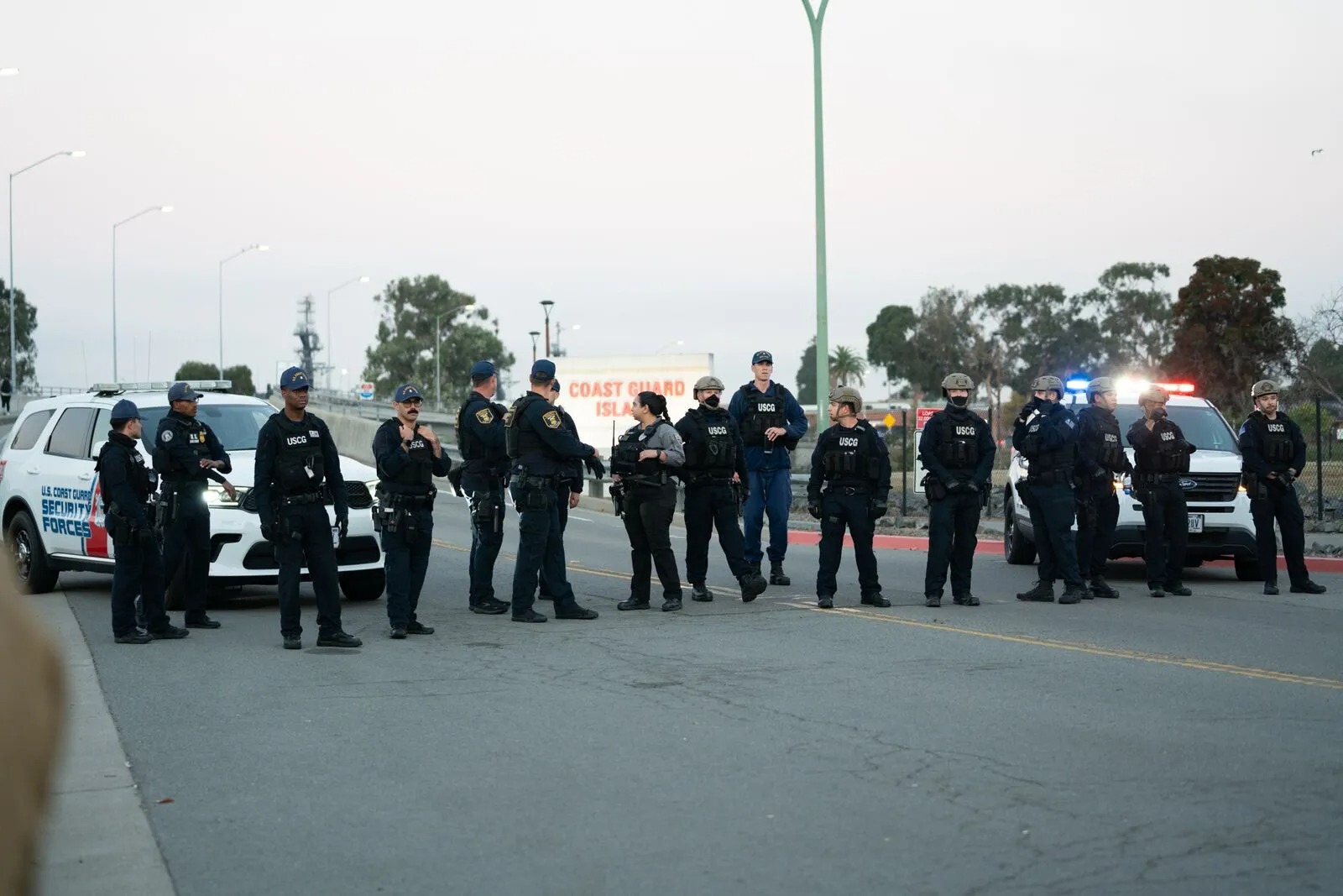 Law enforcement shoot into truck at East Bay immigration protest