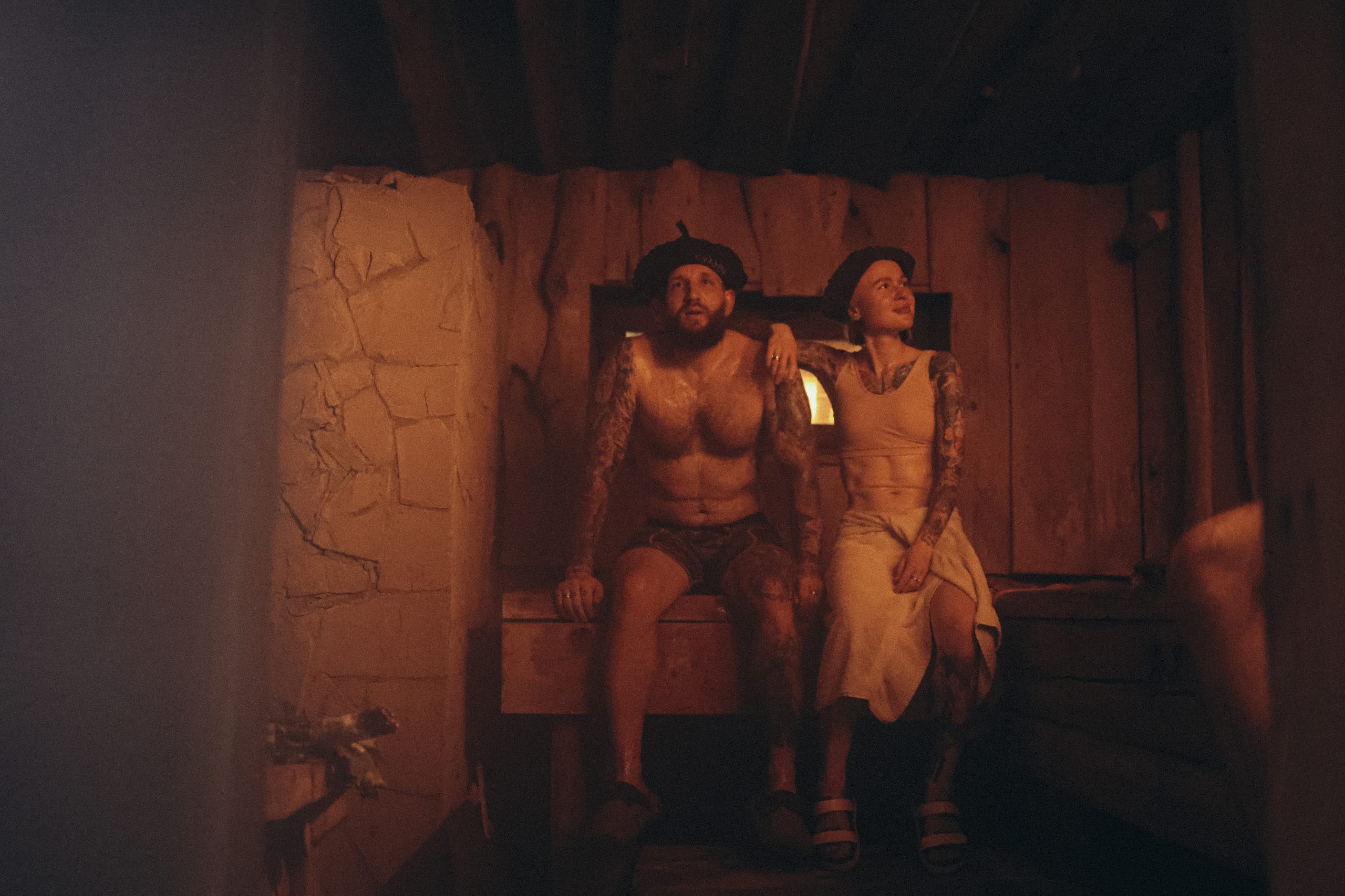 Ukrainian soldiers are relaxing in saunas set up by a former Berkeley resident