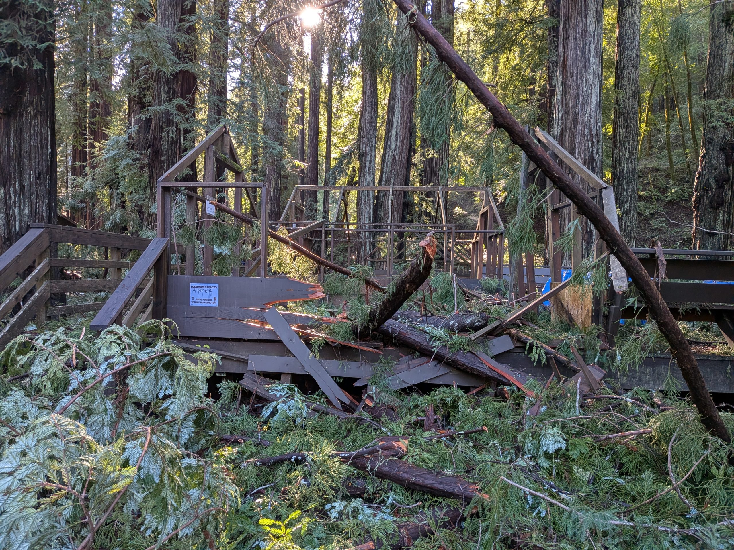 Berkeley's Cazadero camp heavily damaged by winter storms
