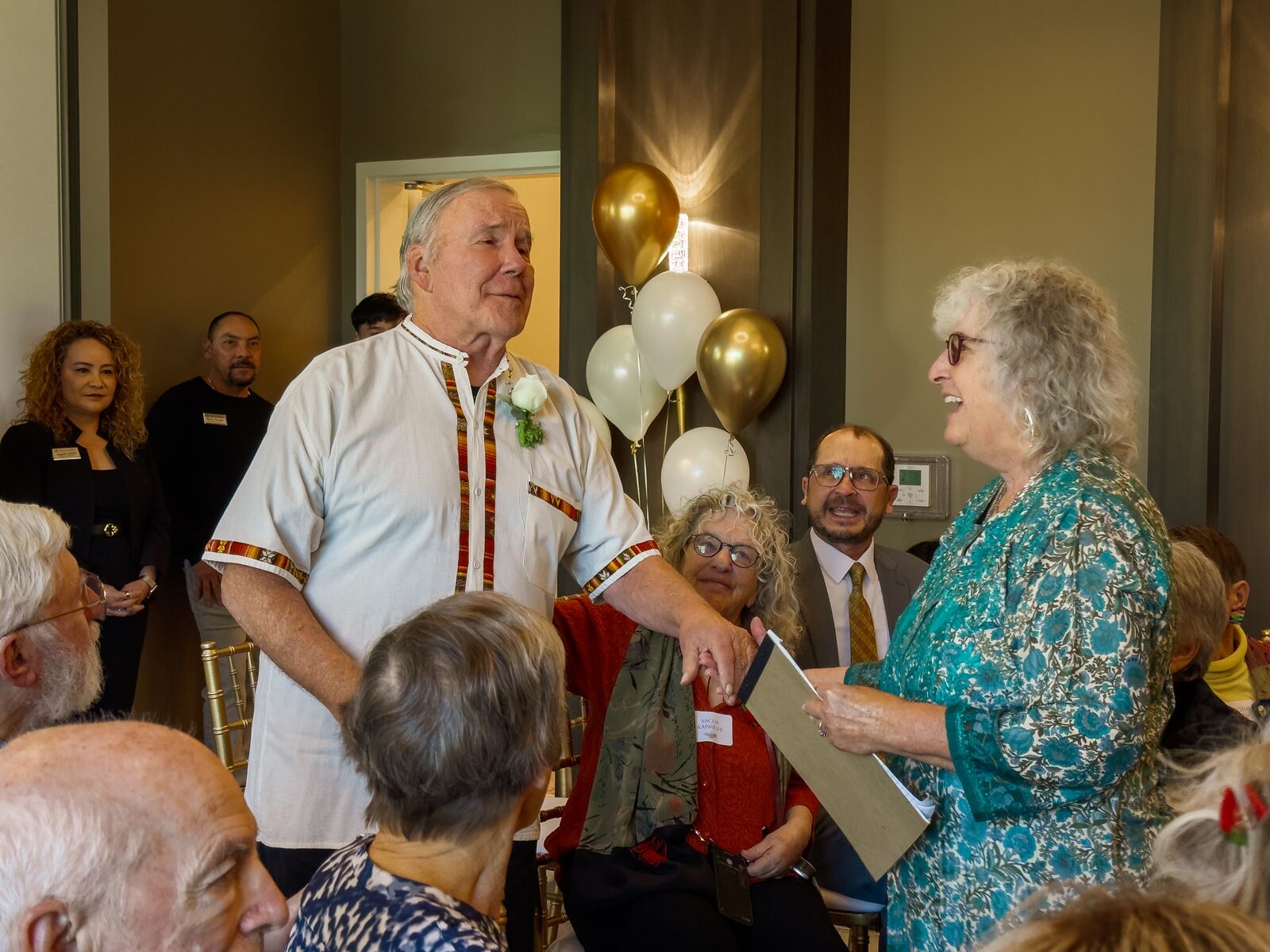He proposed, forgetting they were already married. So they wed again at his Berkeley memory care home