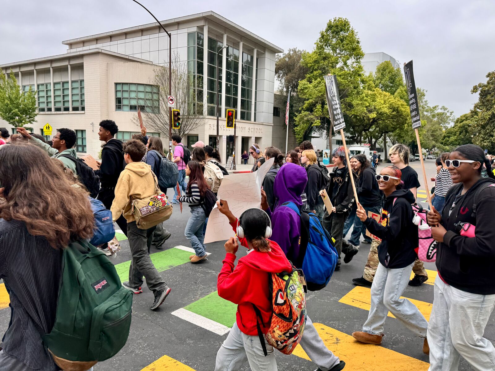 Photos: Hundreds attend Berkeley May Day rallies